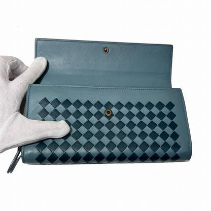 Bottega Veneta Intrecciato Checkered Continental Wallet 150509 Long Wallet