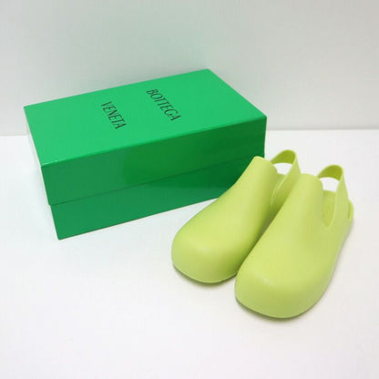 Bottega Veneta Paddle Sandals Light Green Rubber 42
