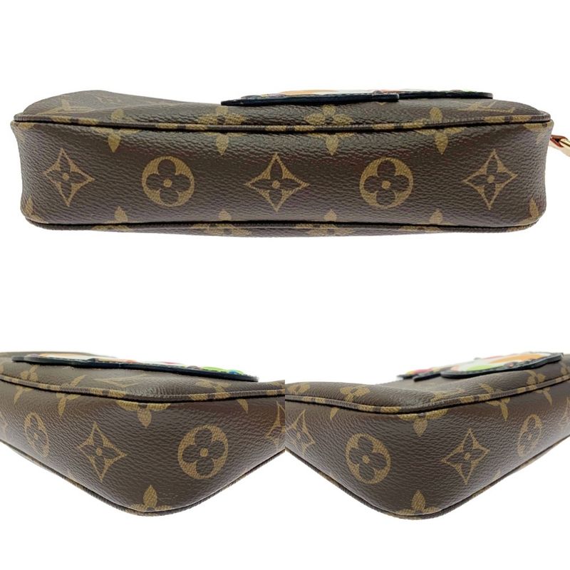 Louis Vuitton M13440 Monogram Pochette Axessoire X Takashi Murakami