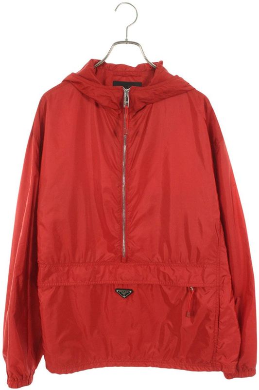 Prada Sgc534 Re-nylon Triangle Logo Plate Anorak Blouson Men's L