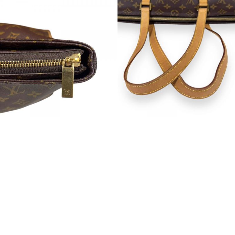 Louis Vuitton Cabas Mezzo Monogram Tote Bag Monogram Canvas M51151 Brown Women