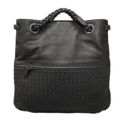 Bottega Veneta Julie Tote Bag Black Leather
