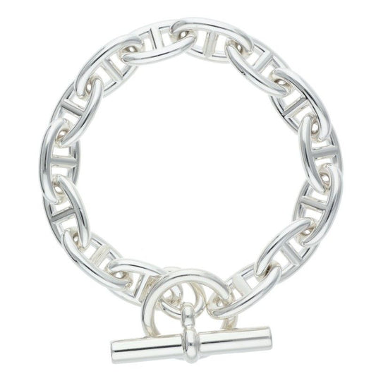 Hermes Chaine D'ancre GM Chaine D'ancre GM Silver Bracelet Men's 14link