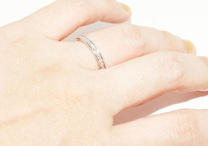 Bulgari Pt950 Diamond (total 019ct) Dedicata A Venezia Wedding Ring Half