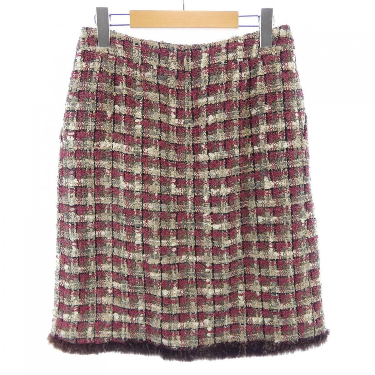 Chanel Vintage Skirt Beige 36 Red — view 2