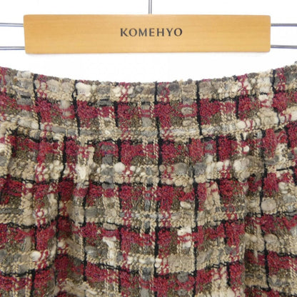 Chanel Vintage Skirt Beige 36 Red — view 5