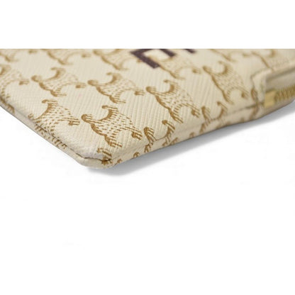Celine Coin Case Key Pouch Accessory 10 C662 Triomphe White — view 7