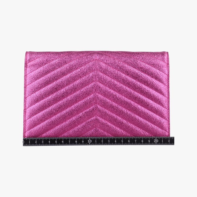 Yves Saint Laurentyves Saint Laurentmonogram Pink Leather 360452 Ybl3604520714