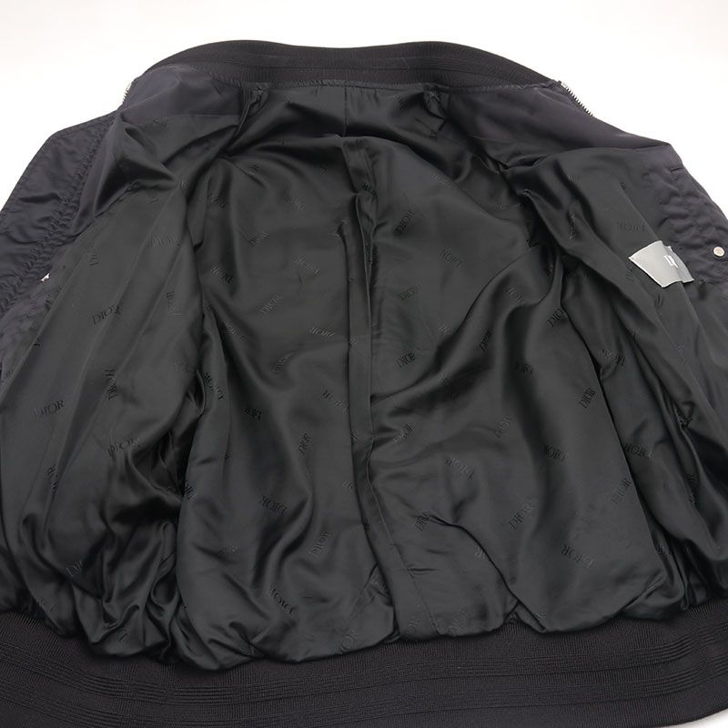 Dior Peter Doig Bomber Jacket 48 Black