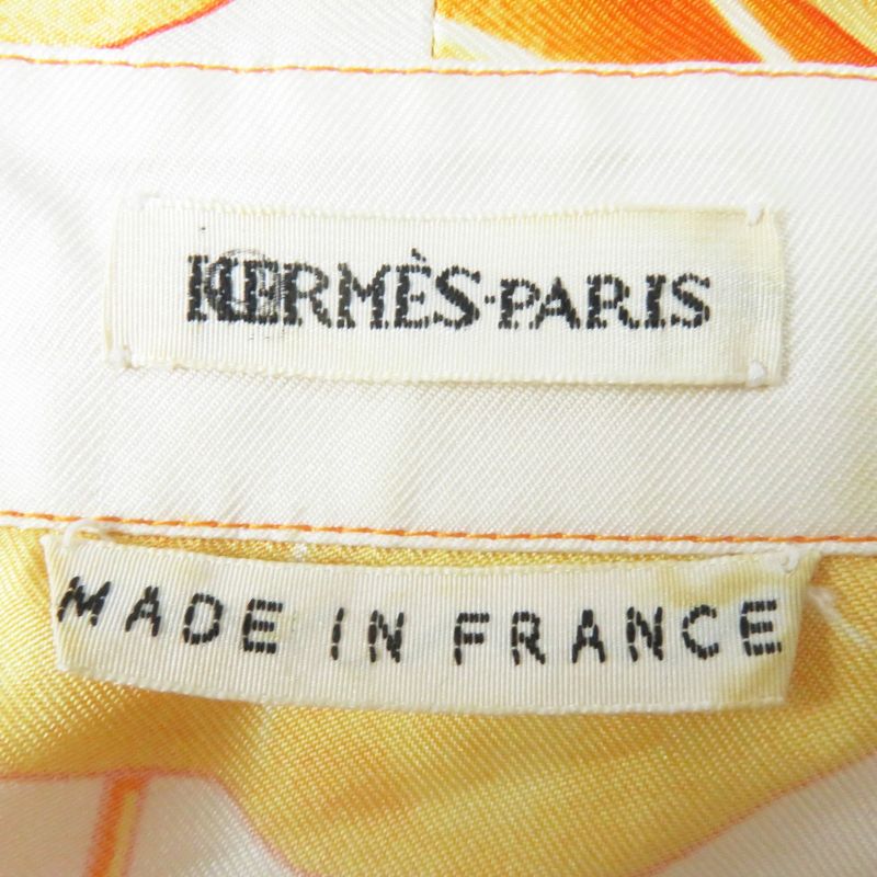 Hermes Vintage Margiela Period Les Capucines Golden Lotus Flower