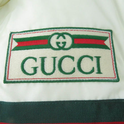 Gucci 683216 Short Length 2WAY Down Vest Bomber Jacket Down Jacket Ivory 36