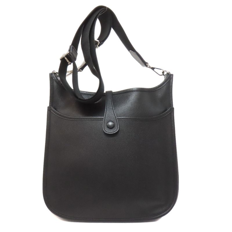 Hermes Evelyn 3 PM Silver Hardware Shoulder Bag Vaux Epson Women