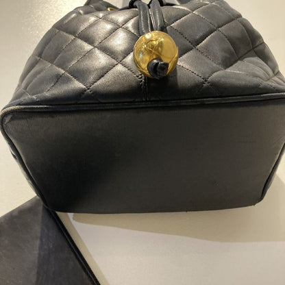 Chanel 2549656 20092899036110 1990's Lambskin Matelasse Drawstring Shoulder Bag