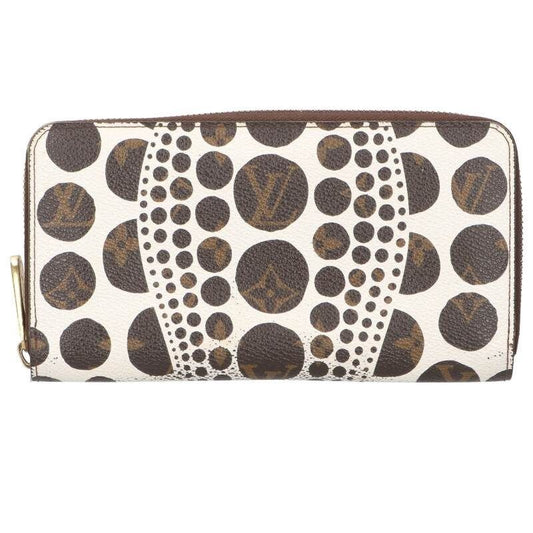 Louis Vuitton Yayoi Kusama Zippy Wallet Monogram Pumpkin Dot Bronze