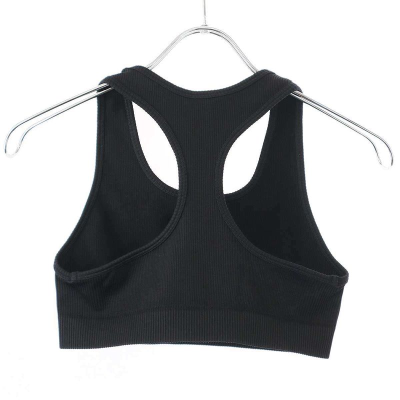 Celine Triomphe Bra Technical Jersey 2x39m547y.38no Black M