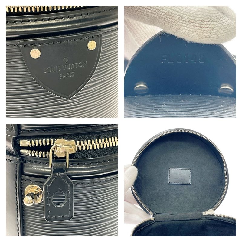 Louis Vuitton M52226 Epi Leather Cannes 2way Handbag Black 371305 Handbag