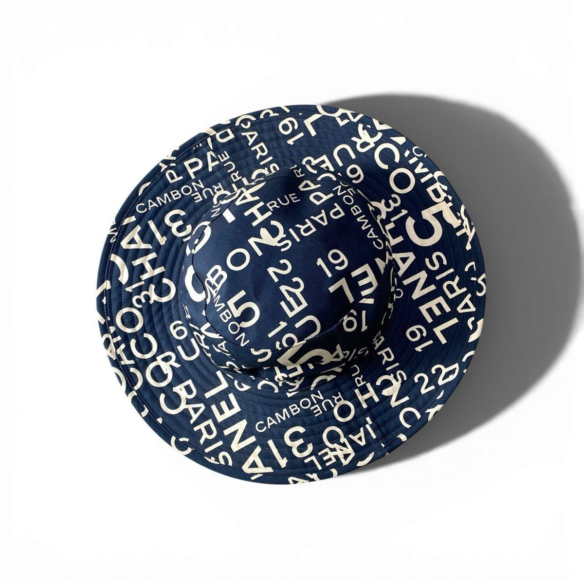 Chanel B2 Vintage by Sea Logo CC Bucket Hat — view 4