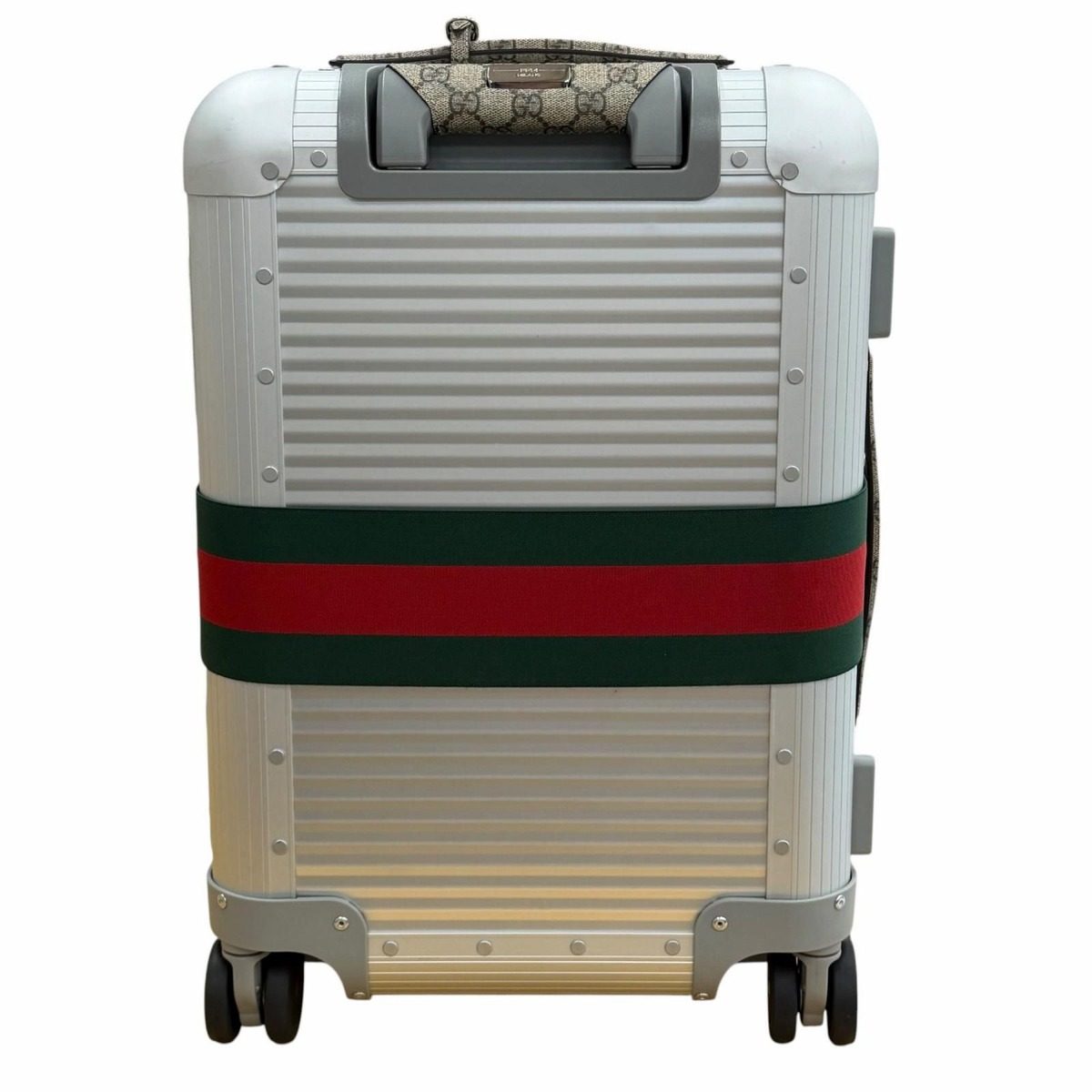 Gucci Milano Porter Cabin Trolley Aluminum GG Supreme Canvas — view 3