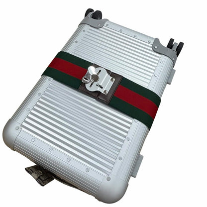 Gucci Milano Porter Cabin Trolley Aluminum GG Supreme Canvas — view 6