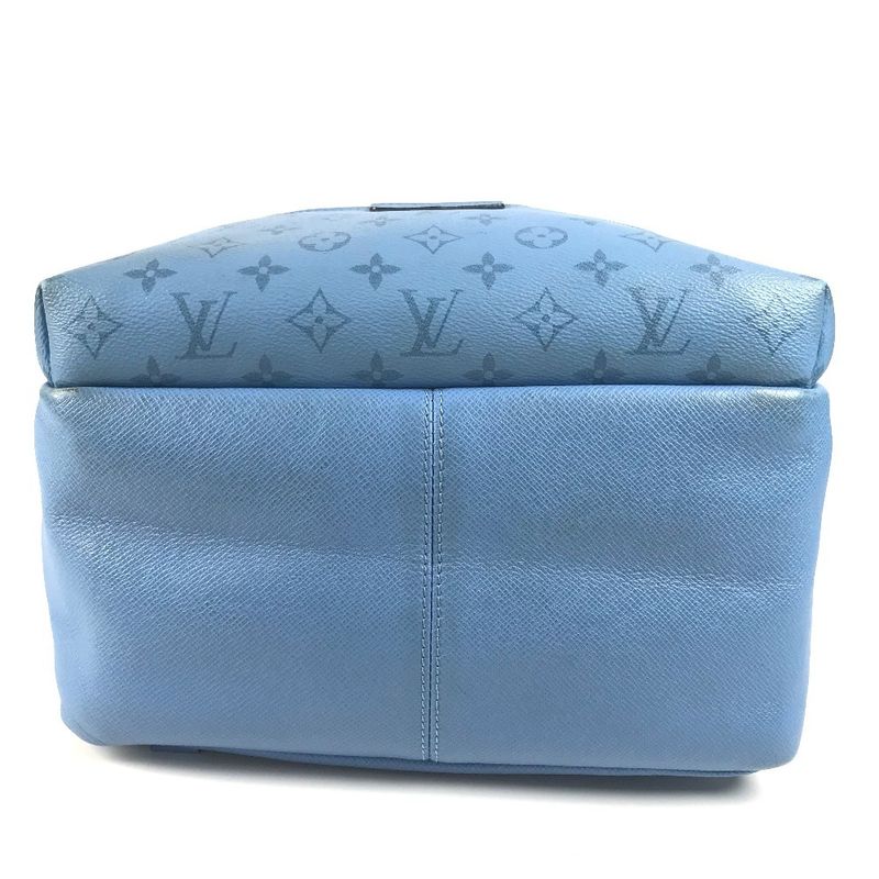 Louis Vuitton Backpack Sac Discovery Backpack PM M30747 Taiga Leather Denim Blue