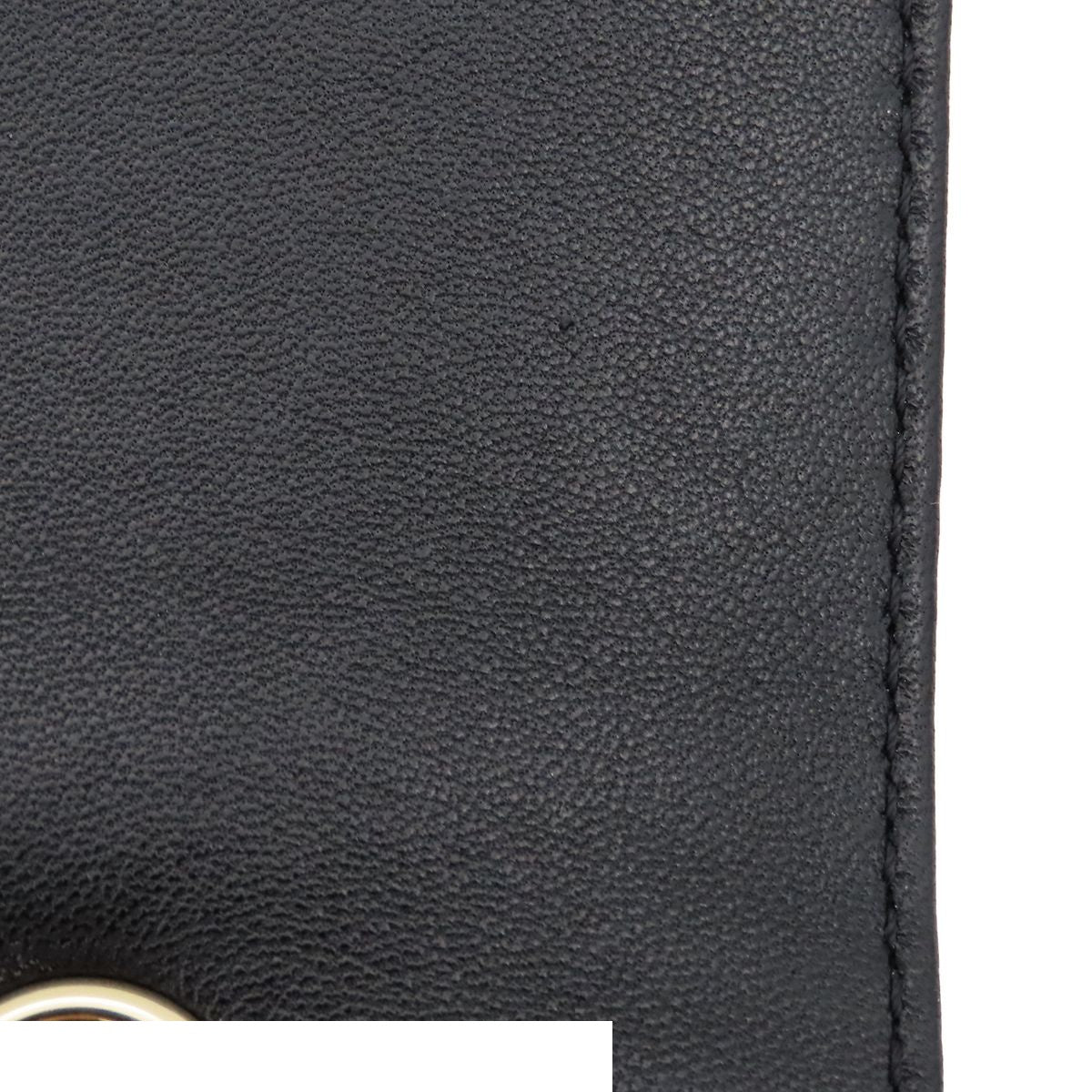 Chanel Black Gold Lambskin Quilted Mini Flap Chain Box Shoulder Bag — view 7