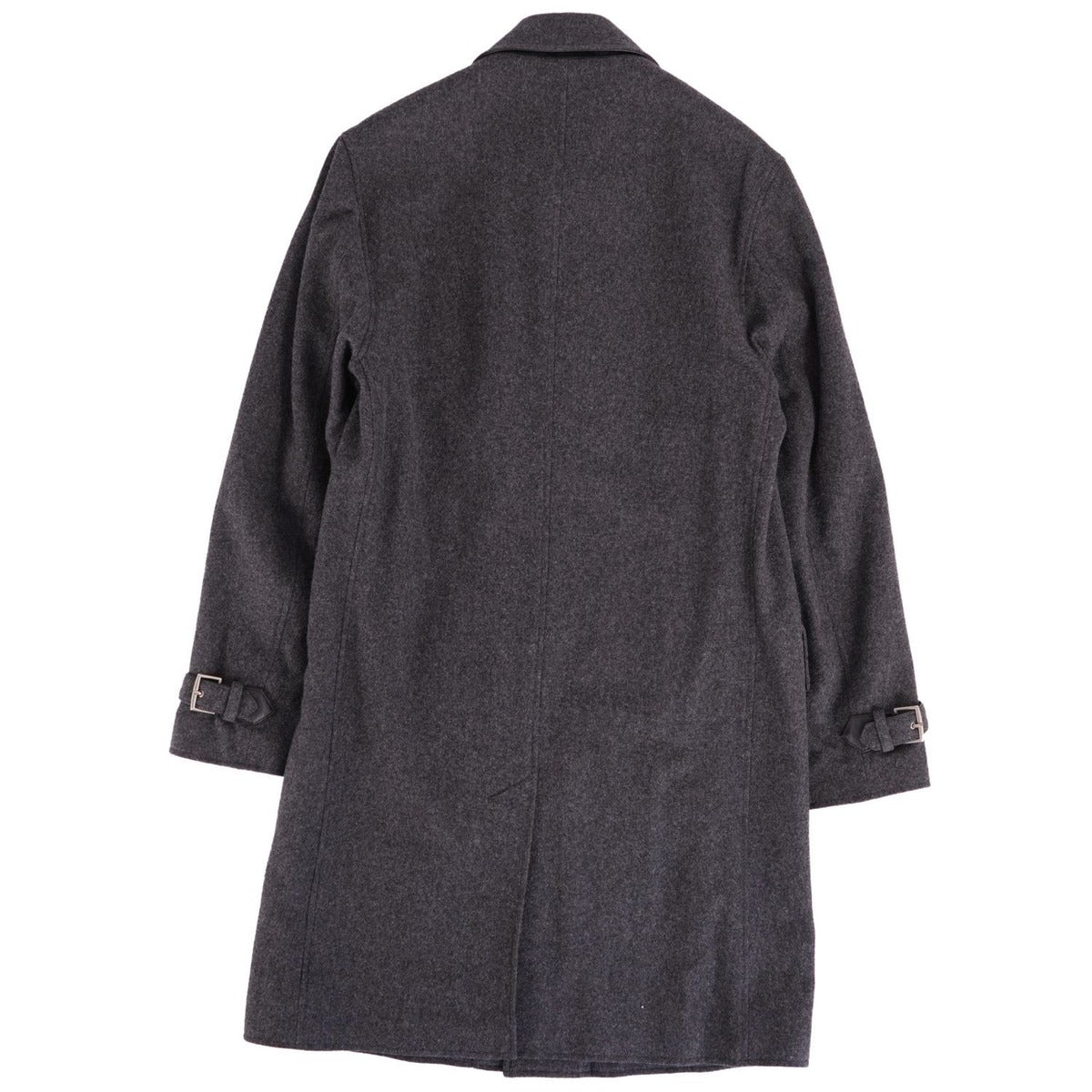 Hermes Collarless Coat Balma Long — view 4