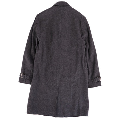 Hermes Collarless Coat Balma Long — view 4