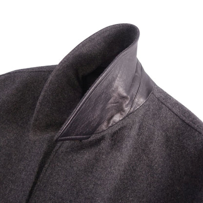 Hermes Collarless Coat Balma Long — view 6
