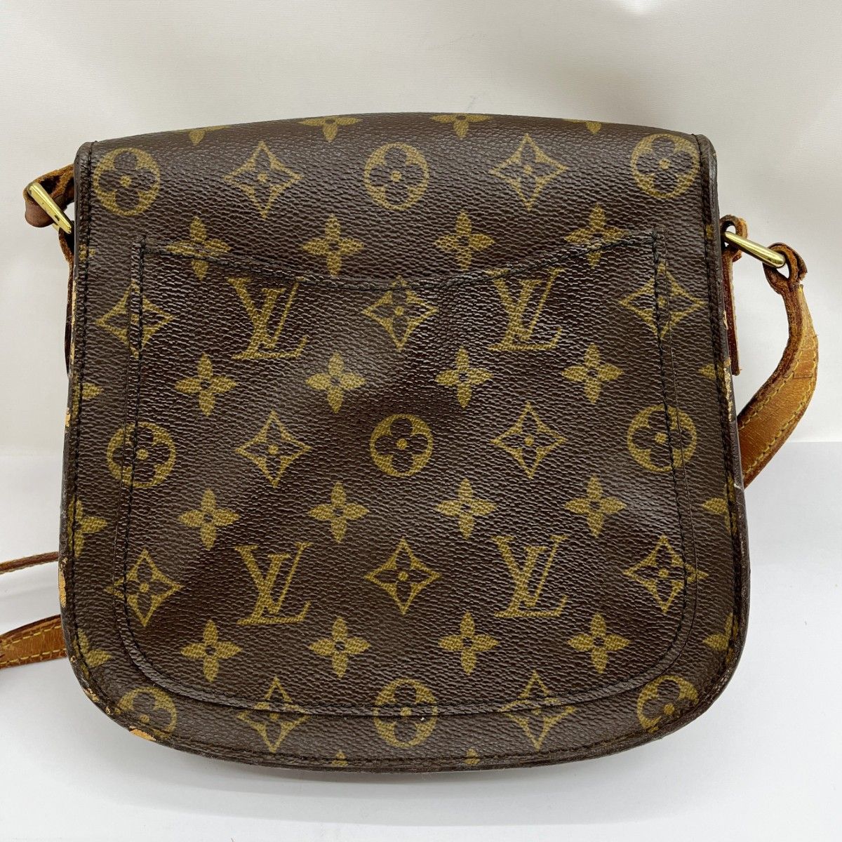 Louis Vuitton Shoulder Bag Monogram Saint-Cloud Mold Strap Deterioration