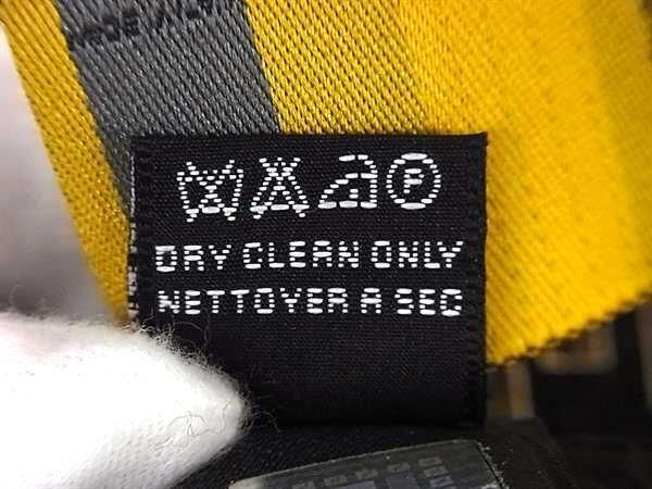 Fendi 100% Silk Scarf Handkerchief With Zucca Pattern Ladies Brown