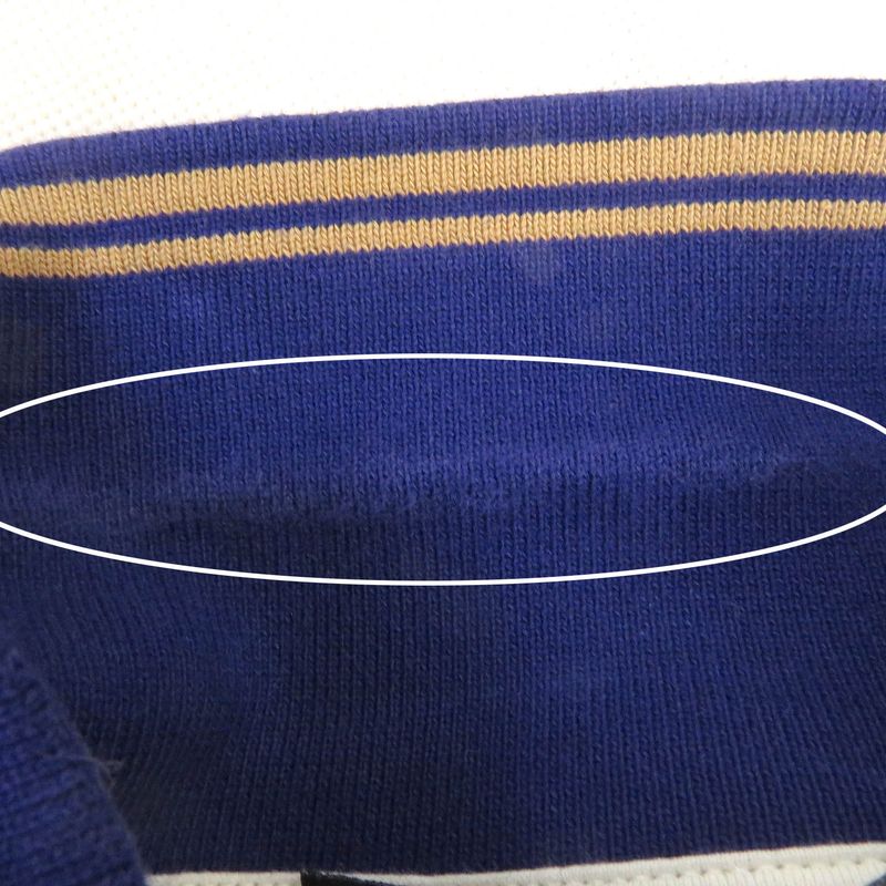 Gucci 625320 100% Cotton GG Logo Bee Star Embroidery Short Sleeve Polo Shirt