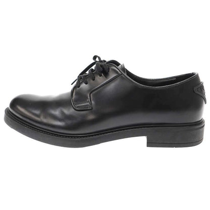Prada Lace-Up Leather Shoes 2eg394 Black 10
