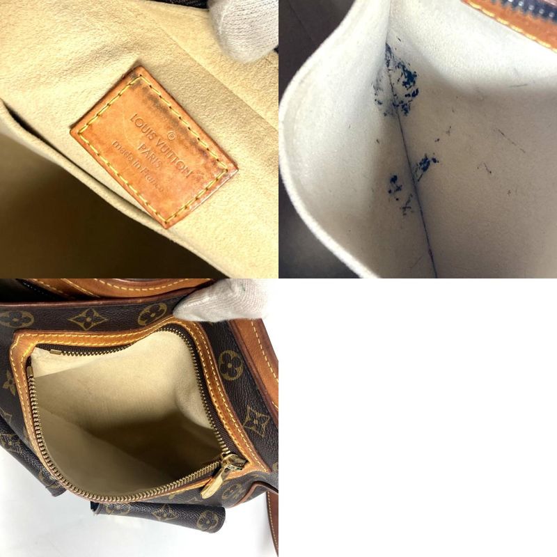 Louis Vuitton Shoulder Bag Hudson GM M40045 Monogram Canvas Brown