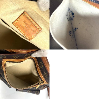 Louis Vuitton Shoulder Bag Hudson GM M40045 Monogram Canvas Brown