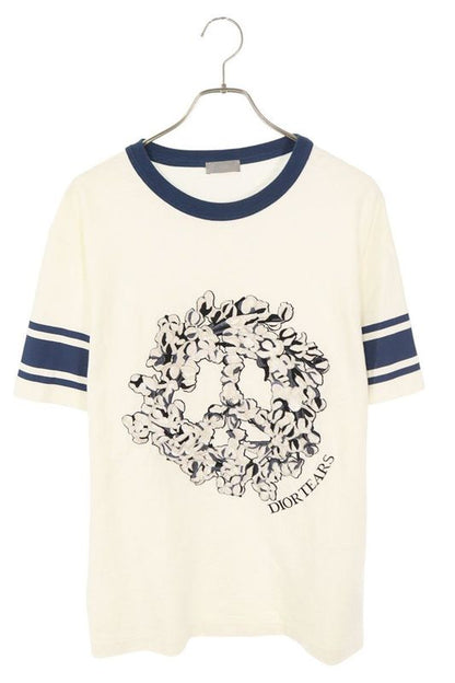 Dior 23AW 393j696f0849 Embroidered Design Ringer T-shirt Men S