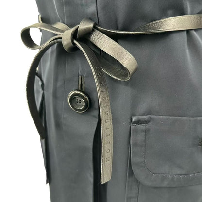 Louis Vuitton Coat with Belt Logo Navy — view 3