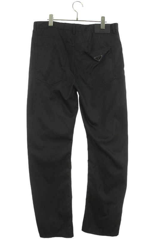 Prada Sph183 Re-nylon Triangle Plate Nylon Long Pants Men 48