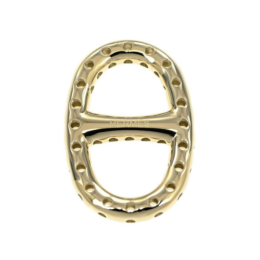 Hermes Mini Chaine D'ancre Perforet Twilly Ring Permanent Brass Gold Color Scarf