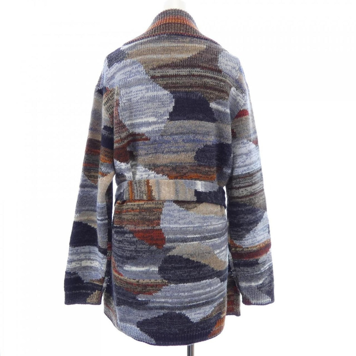 Chanel Jacket Cashmere Brown Blue — view 2