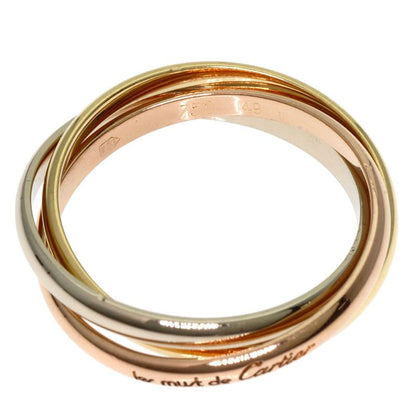 Cartier Trinity XS #49 Ring 18K Yellow Gold 18K Pink Gold 18K White Gold Ladies