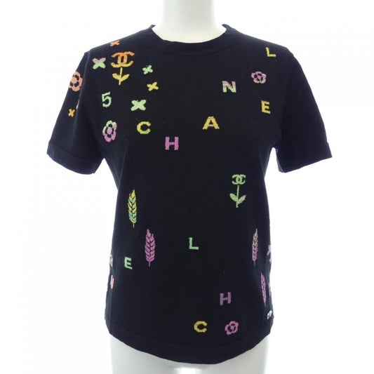 Chanel Knit Top Black 34 Translucency