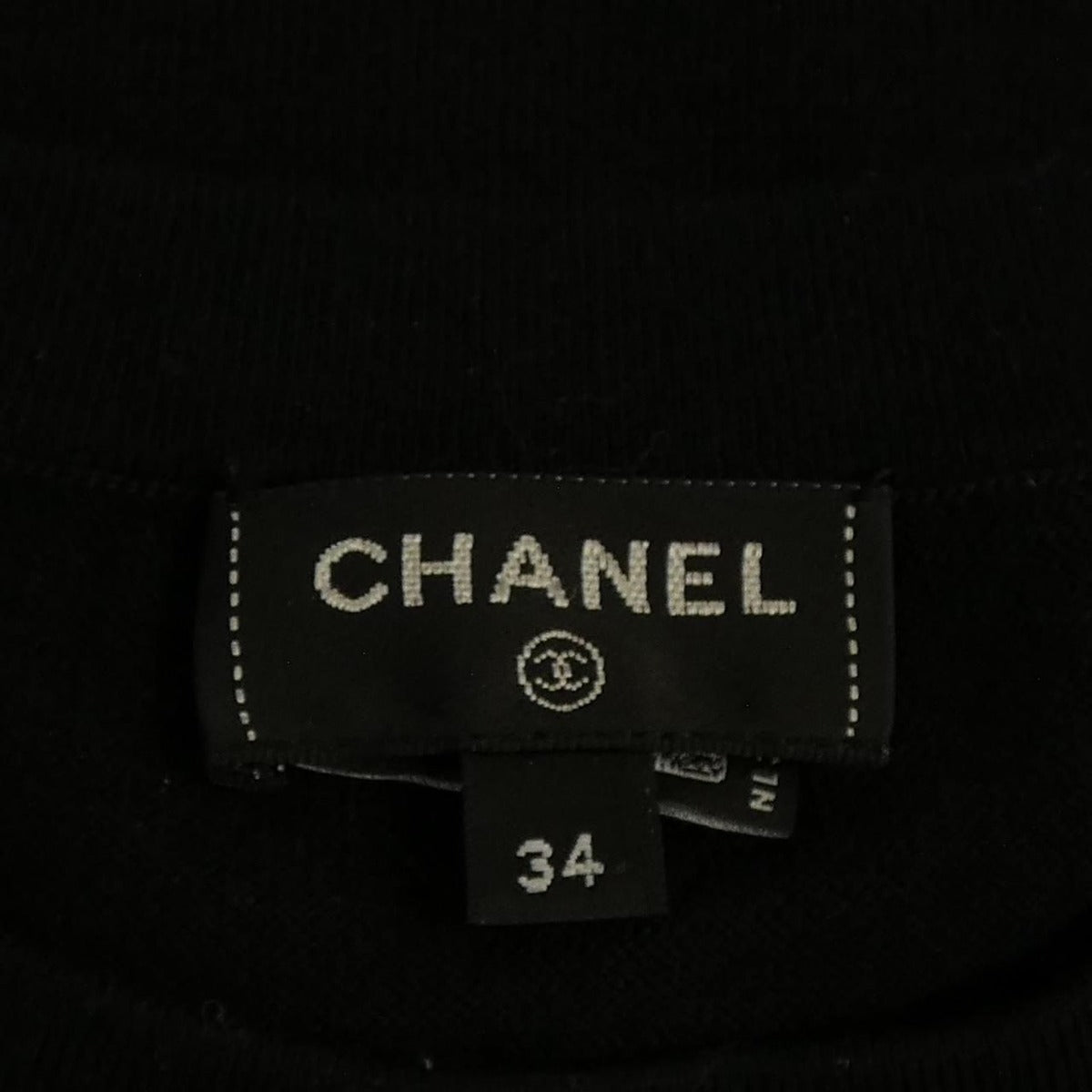 Chanel Knit Top Black 34 Translucency — view 5