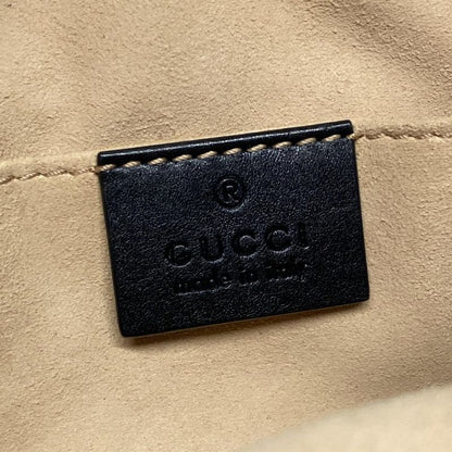 Gucci GG Marmont Waist Pouch Black Leather 476434