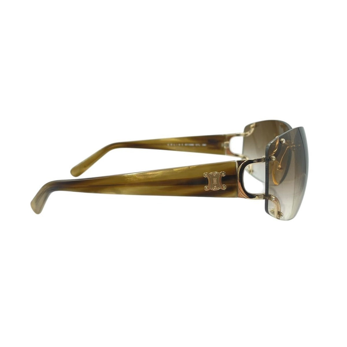 Celine Sunglasses Eyewear Brown Gold — view 3