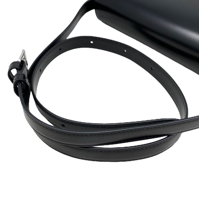 Celine Shoulder Bag Teen Triomphe Bag 188423bf4.38si Shiny Calfskin Black