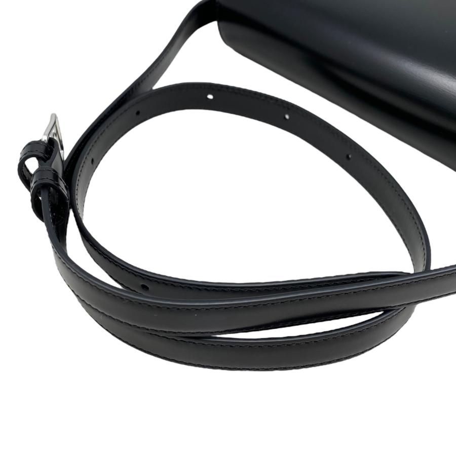 Celine Shoulder Bag Teen Triomphe Bag 188423bf438si Shiny Calfskin Black Silver