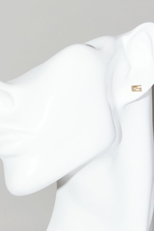 Gucci Earrings 18K Yellow Gold G Logo Studded Earrings