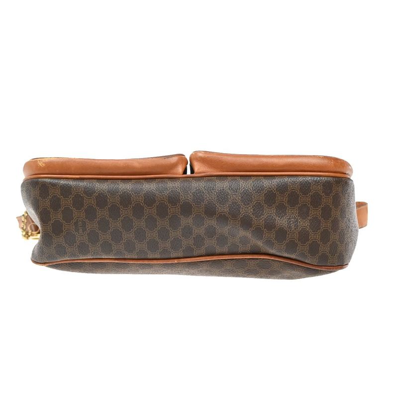 Celine Shoulder Bag Macadam Circle Charm Pvcleather 67kb003