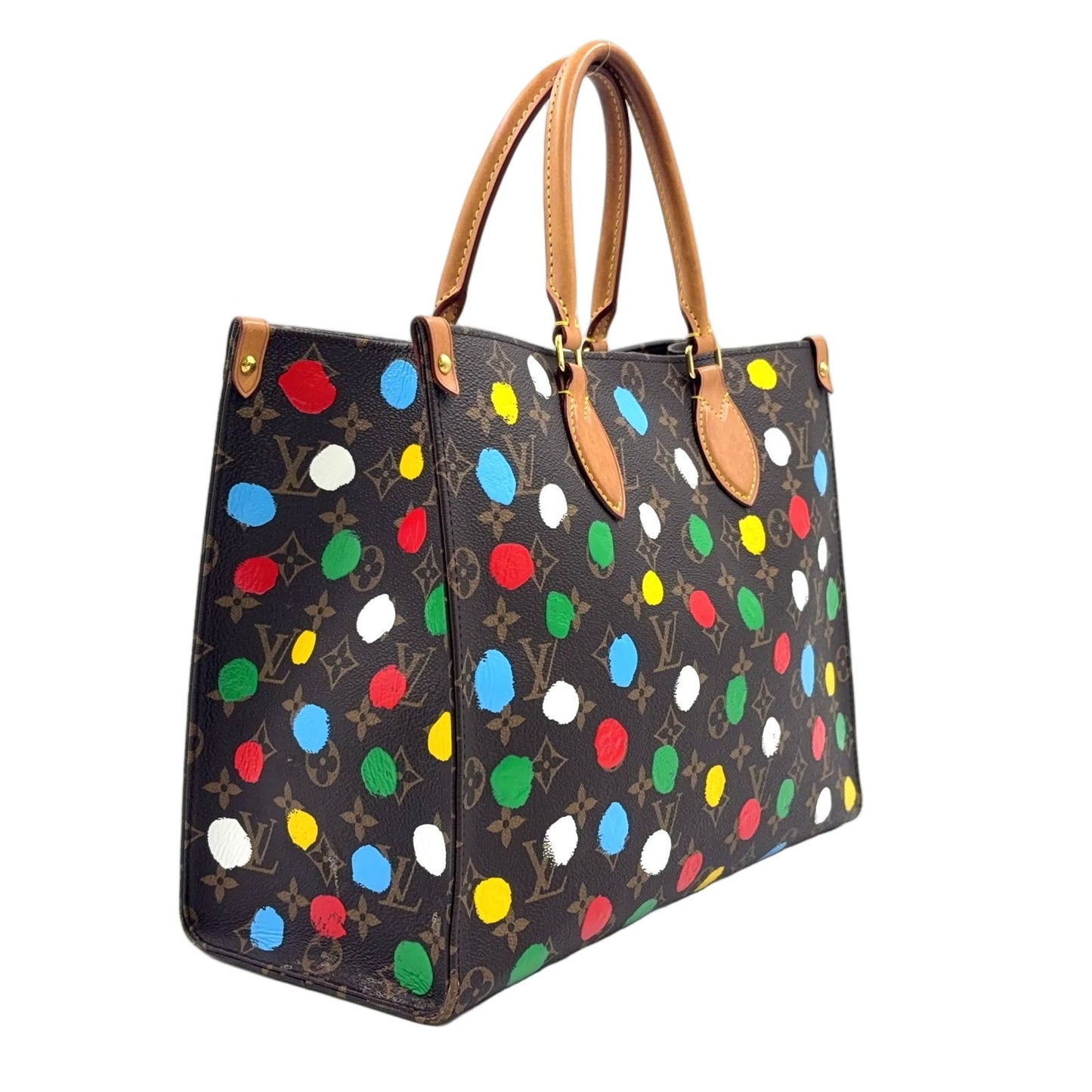 Louis Vuitton New Arrivals On The Go MM Monogram Yayoi Kusama Collaboration — view 2