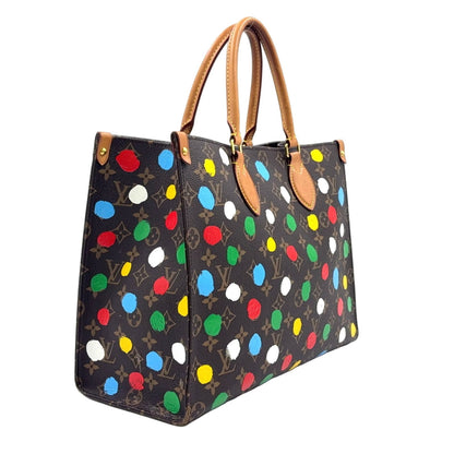 Louis Vuitton New Arrivals On The Go MM Monogram Yayoi Kusama Collaboration — view 2